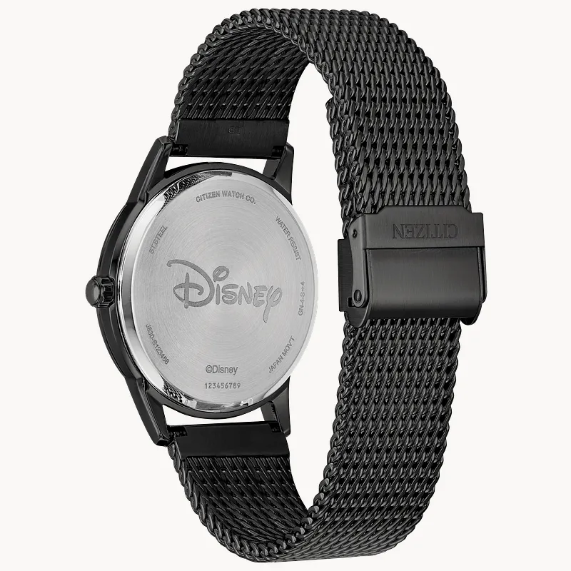 Citizen Mickey Mouse Eco-Drive Black Stainless Steel Watch Citizen Mickey Mouse Eco-Drive Black Stainless Steel Watch